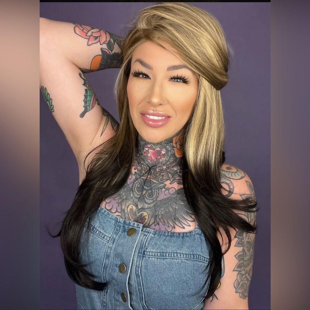 Rebel Gypsy Wig” Never be me”.  Full lace free-parting invisible HD lace
